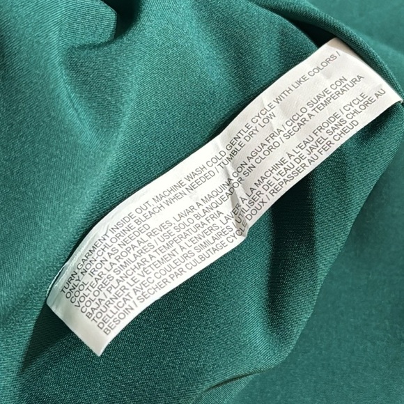 JASON WU Eloquii So Little Thyme Midi Floral Print Green Dress Size 18 Party - Picture 7 of 8